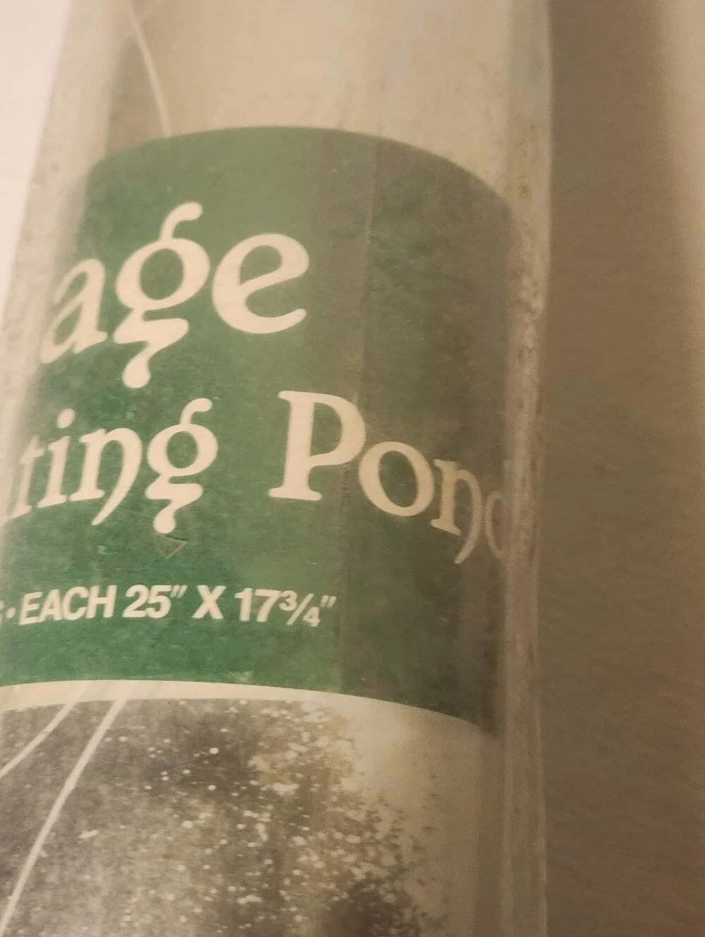 Department 56 - Mylar Skating Pond  set of 2- 52086 Vintage Retired Sealed